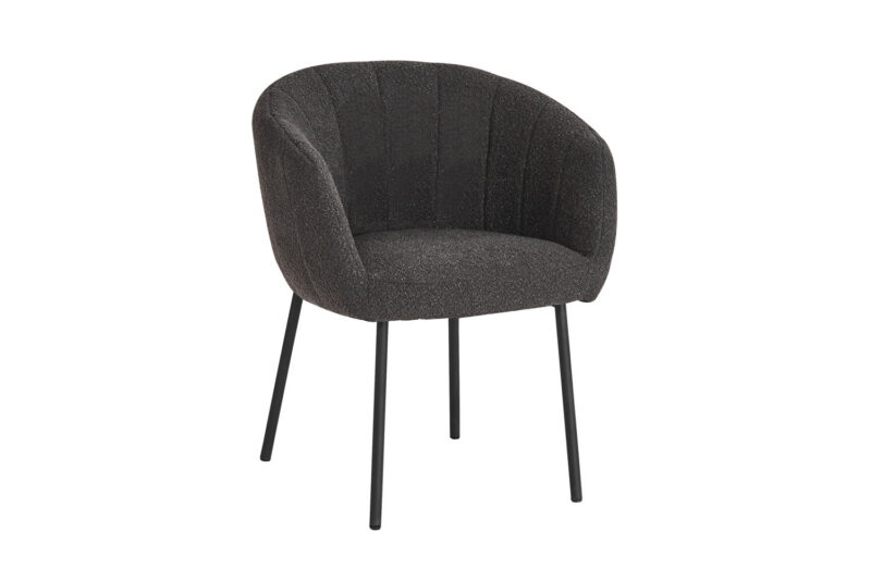 Image 4 for SALE - Stoel Sevilla Bouclé Grijs