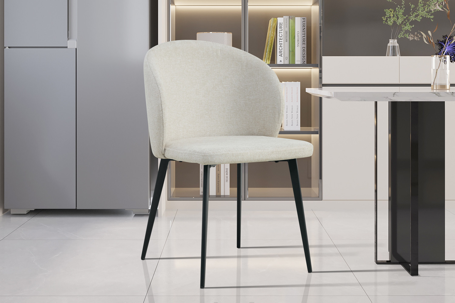 78127865-abdb-4e99-9a23-f82447c0f86b Image 2 for Stoel Toledo Stof Beige