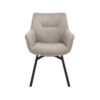 Image 3 for Stoel Modest Draaibaar Ribfluweel Beige