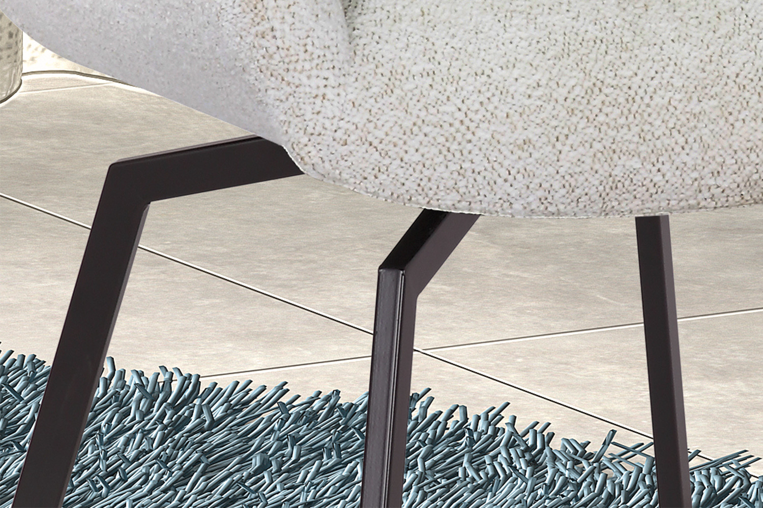 Image 5 for Stoel Modest Draaibaar Stof Fabb Raven 22 Ecru