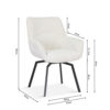 a4a8add6-58c9-4aba-9cb6-9296f3093545 Image 10 for Stoel Modest Draaibaar Stof Fabb Raven 22 Ecru