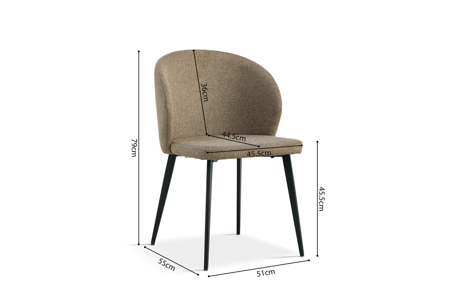 c0a94ec3-eb91-4775-acc6-4e1c9f761a3d Image 8 for Stoel Toledo Stof Zand