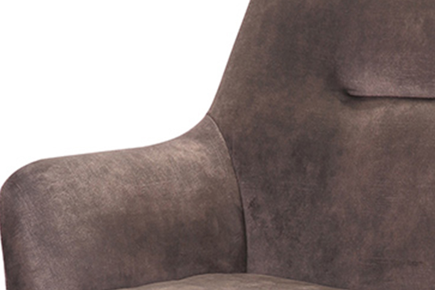 Image 6 for SALE - Stoel Modest Draaibaar Fluweel Taupe