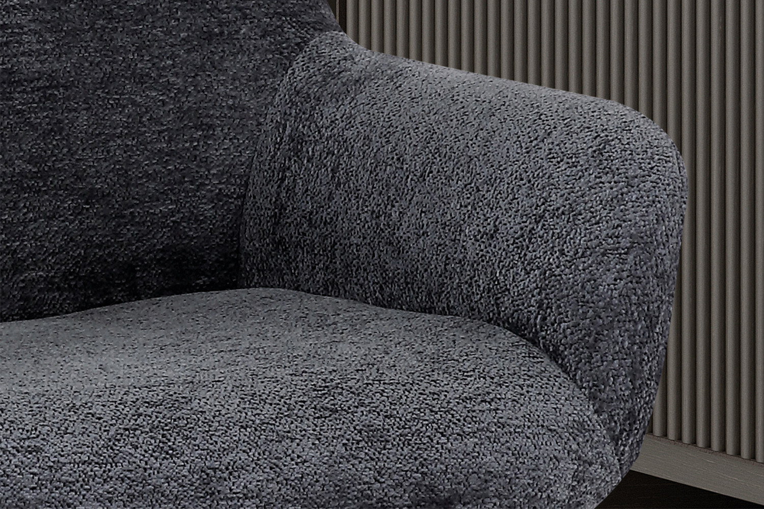 Image 3 for SALE - Stoel Modest Draaibaar Stof Fabb Raven 18 Donkergrijs