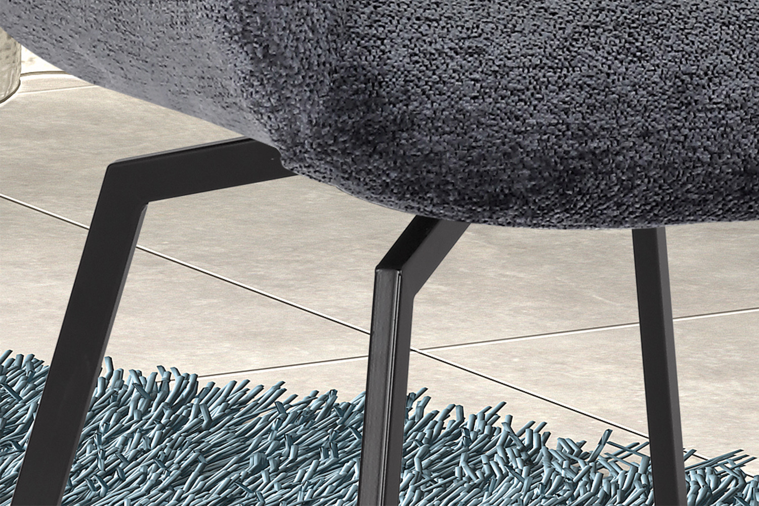 Image 5 for SALE - Stoel Modest Draaibaar Stof Fabb Raven 18 Donkergrijs