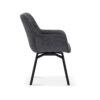 1693b0b6-00cc-4fe6-b0bc-cd72417ab3b8 Image 8 for SALE - Stoel Modest Draaibaar Stof Fabb Raven 18 Donkergrijs