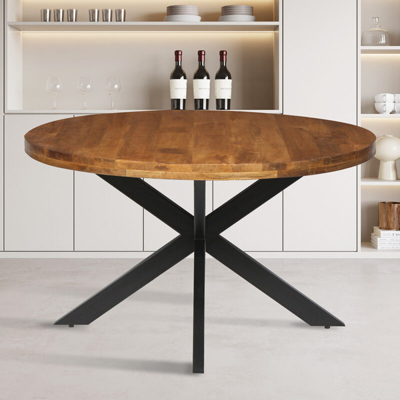 Image 1 for Tafel Maria 130 cm Rond Mango hout