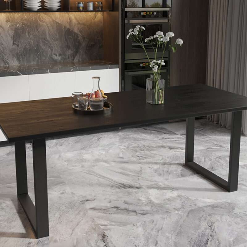 Image 2 for SALE - Tafel Nicola 200 cm Rechthoekig Mango hout zwart
