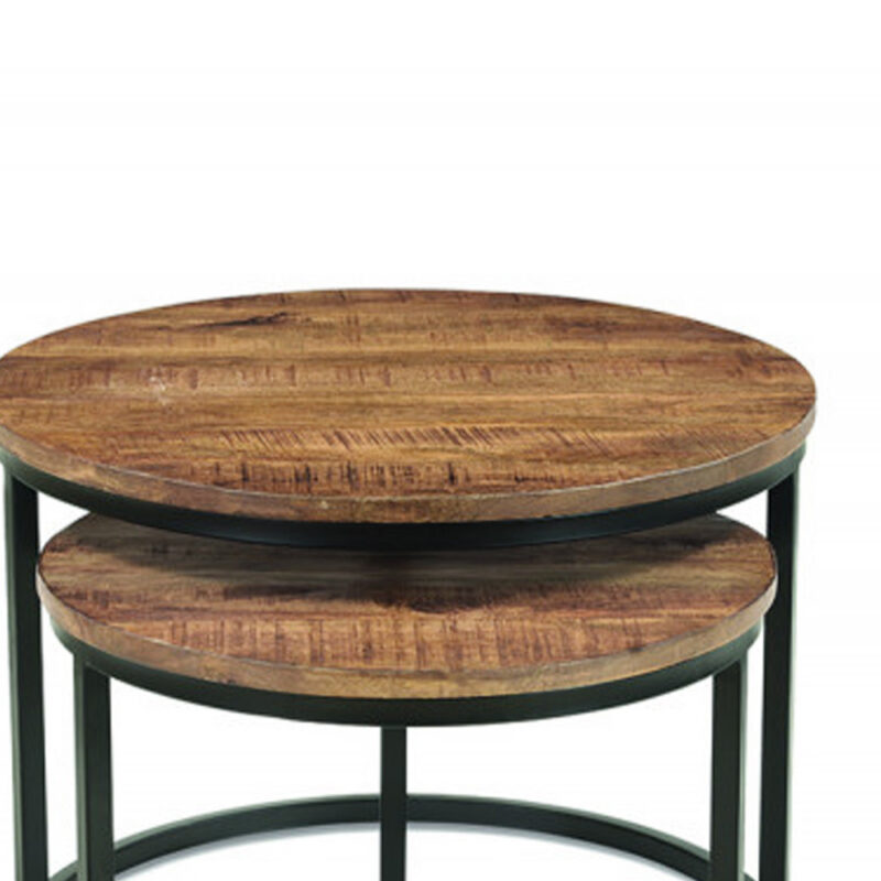 Image 3 for Salontafel Goja 2-delig Mango hout