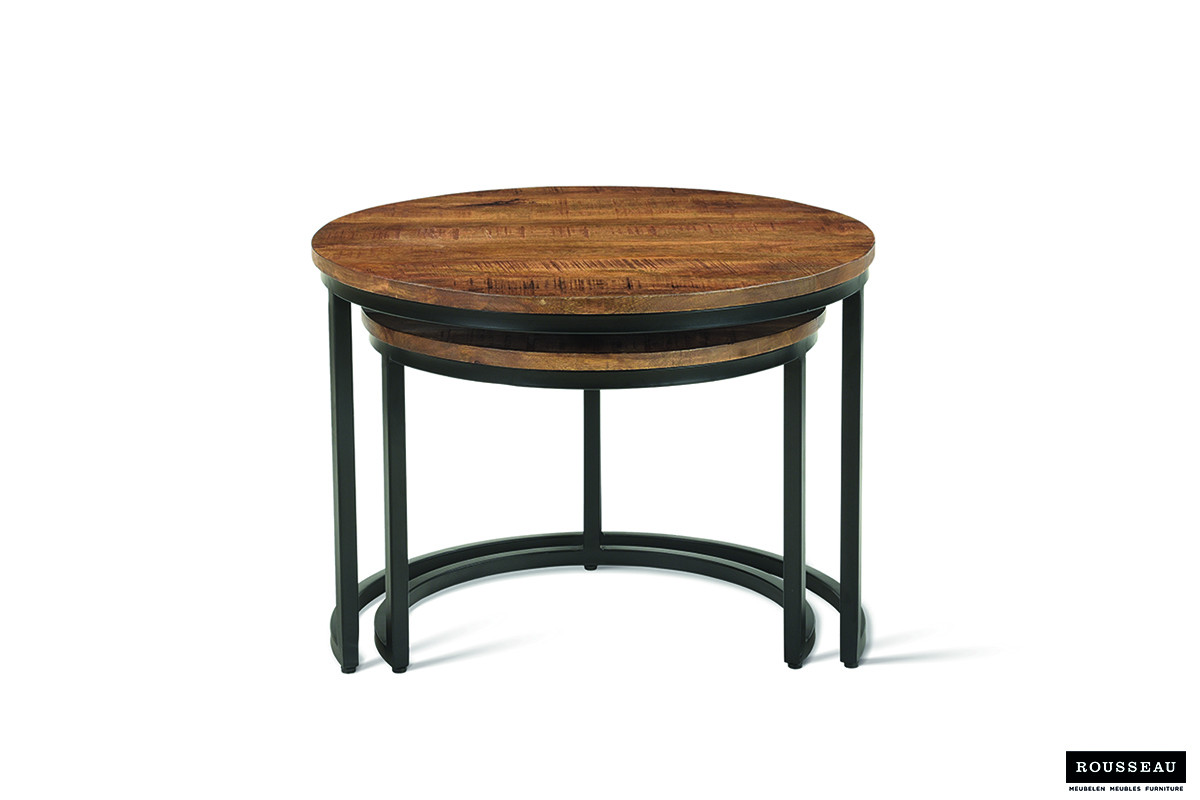 Image 5 for Salontafel Goja 2-delig Mango hout