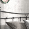 Image 2 for Bed Sacha 160x200 met lattenbodem Zwart