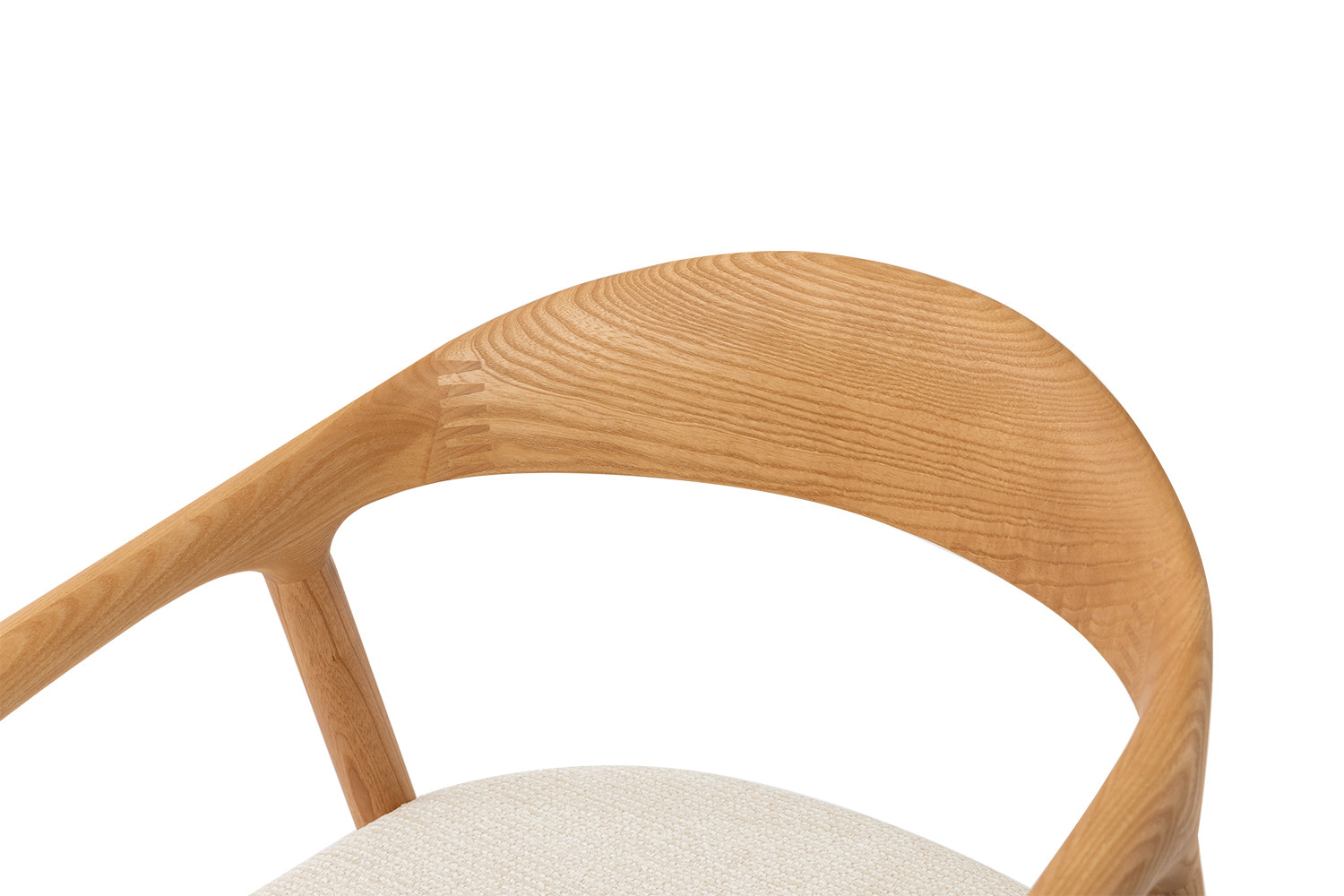 Image 20 for NEW - Stoel Claire Essenhout Naturel Stof Ote Milan 103 Beige