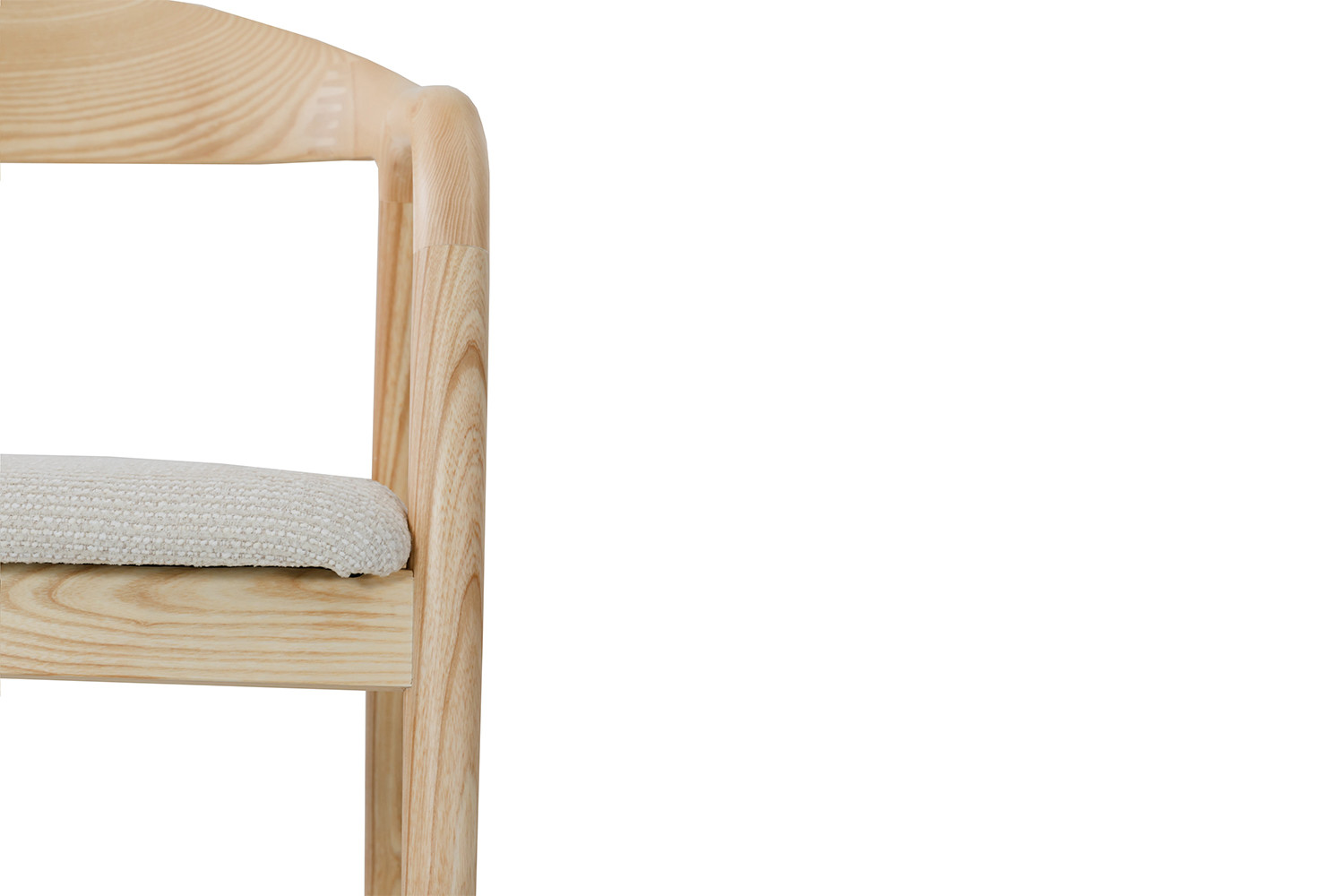 Image 8 for NEW - Stoel Claire Essenhout Naturel Stof Ote Milan 103 Beige