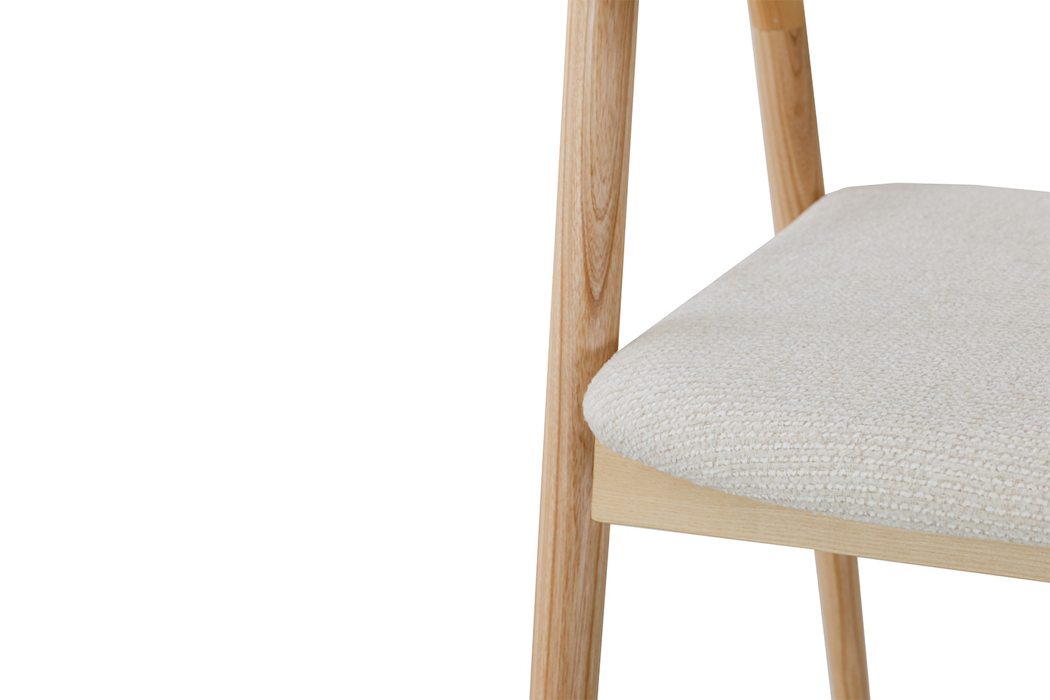 Image 9 for NEW - Stoel Claire Essenhout Naturel Stof Ote Milan 103 Beige