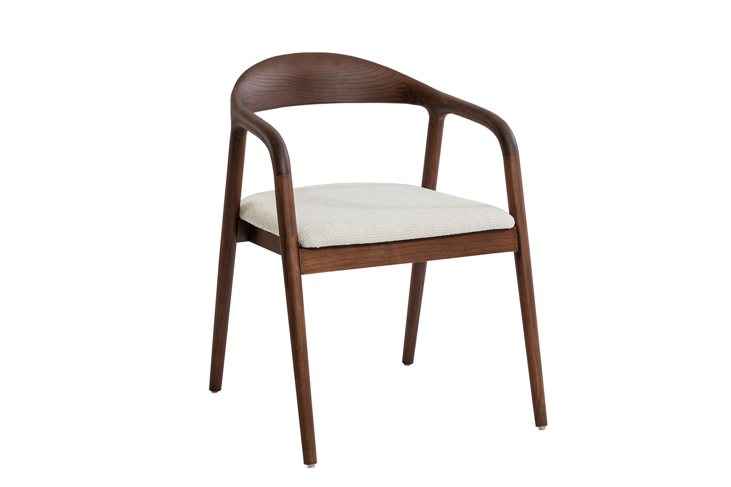 Image 5 for NEW - Stoel Claire Essenhout Walnoot Stof Ote Milan 103 Beige