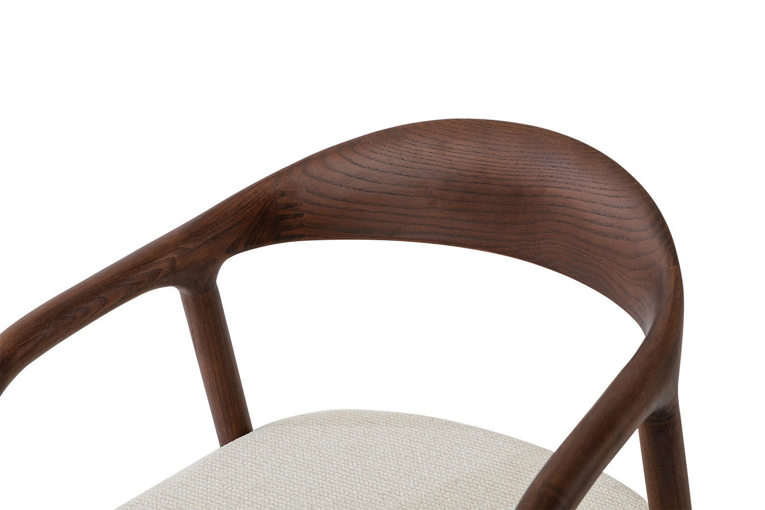 Image 9 for NEW - Stoel Claire Essenhout Walnoot Stof Ote Milan 103 Beige