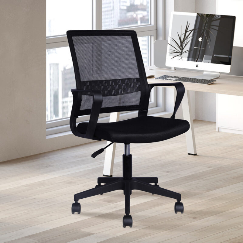 Image 1 for NEW - Bureaustoel Dylan Mesh Zwart