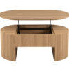 Image 8 for NEW - Salontafel Lagos 120 cm Lift-top Decor Eik Naturel