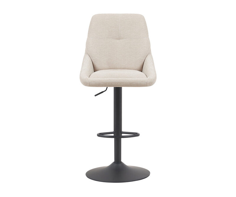 Image 4 for NEW - Barstoel Sabine Stof Ote Sea 140 Draaibaar Ecru