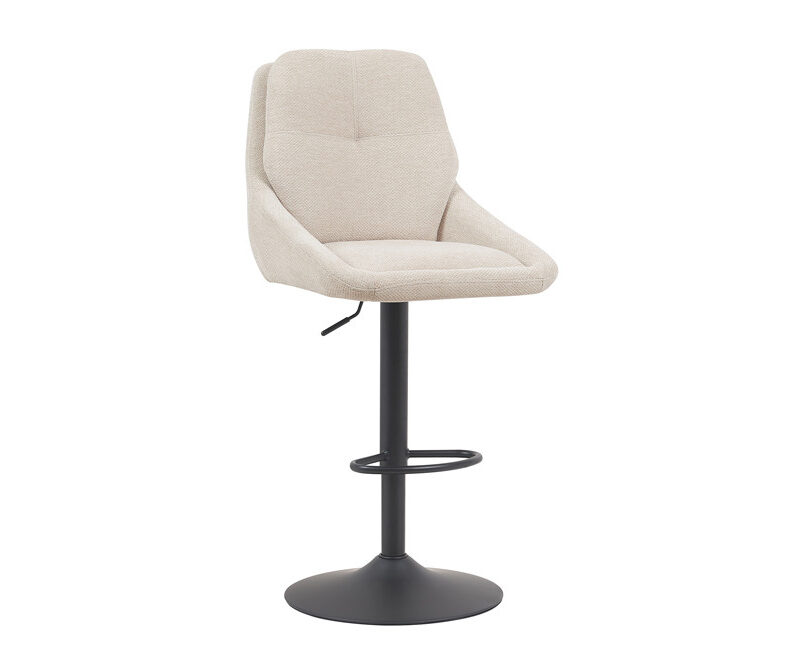 Image 5 for NEW - Barstoel Sabine Stof Ote Sea 140 Draaibaar Ecru