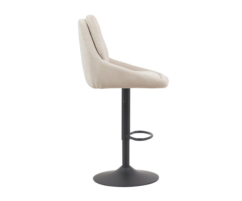 Image 6 for NEW - Barstoel Sabine Stof Ote Sea 140 Draaibaar Ecru