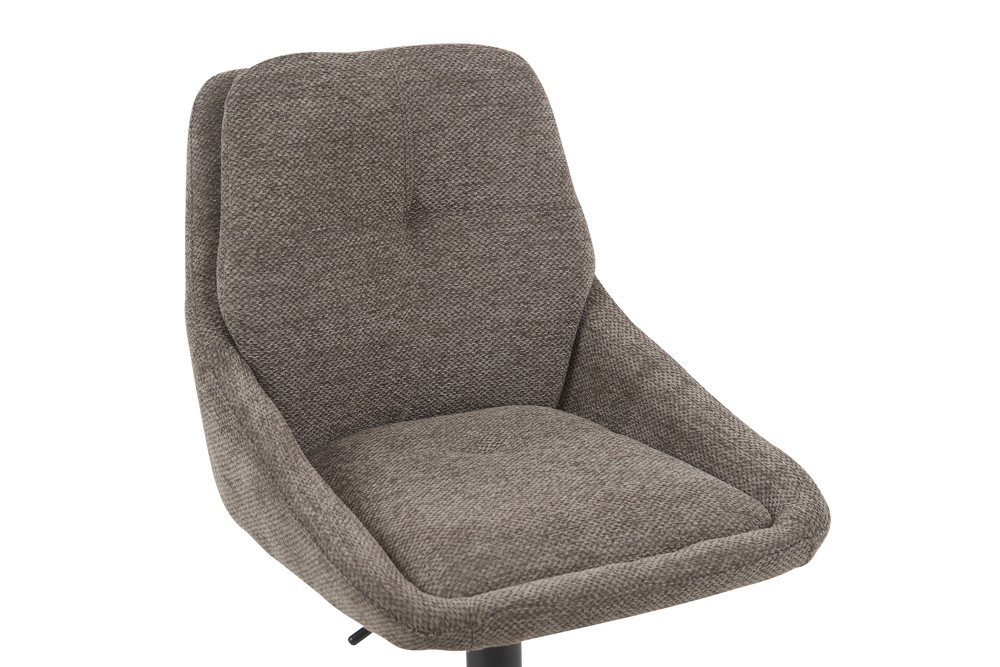 Image 9 for NEW - Barstoel Sabine Stof Ote Sea 456 Draaibaar Grijs