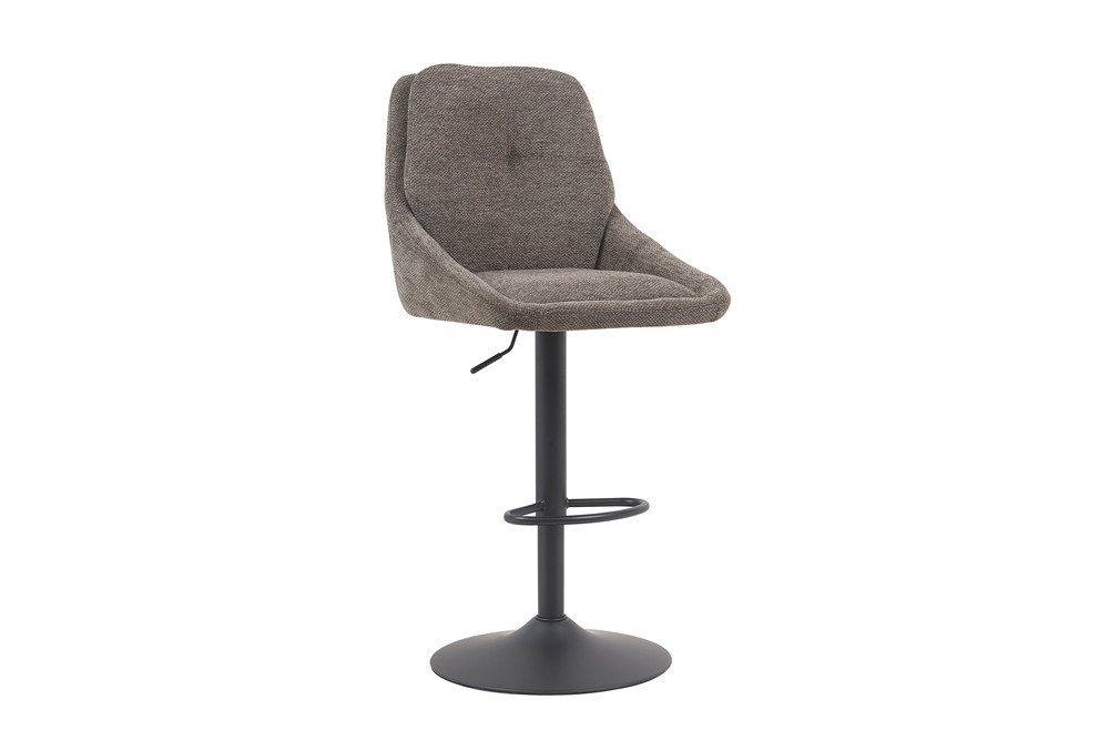 Image 5 for NEW - Barstoel Sabine Stof Ote Sea 456 Draaibaar Grijs