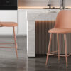 Image 1 for Counterstoel Jasmin Zitting PP kussen PU Terracotta