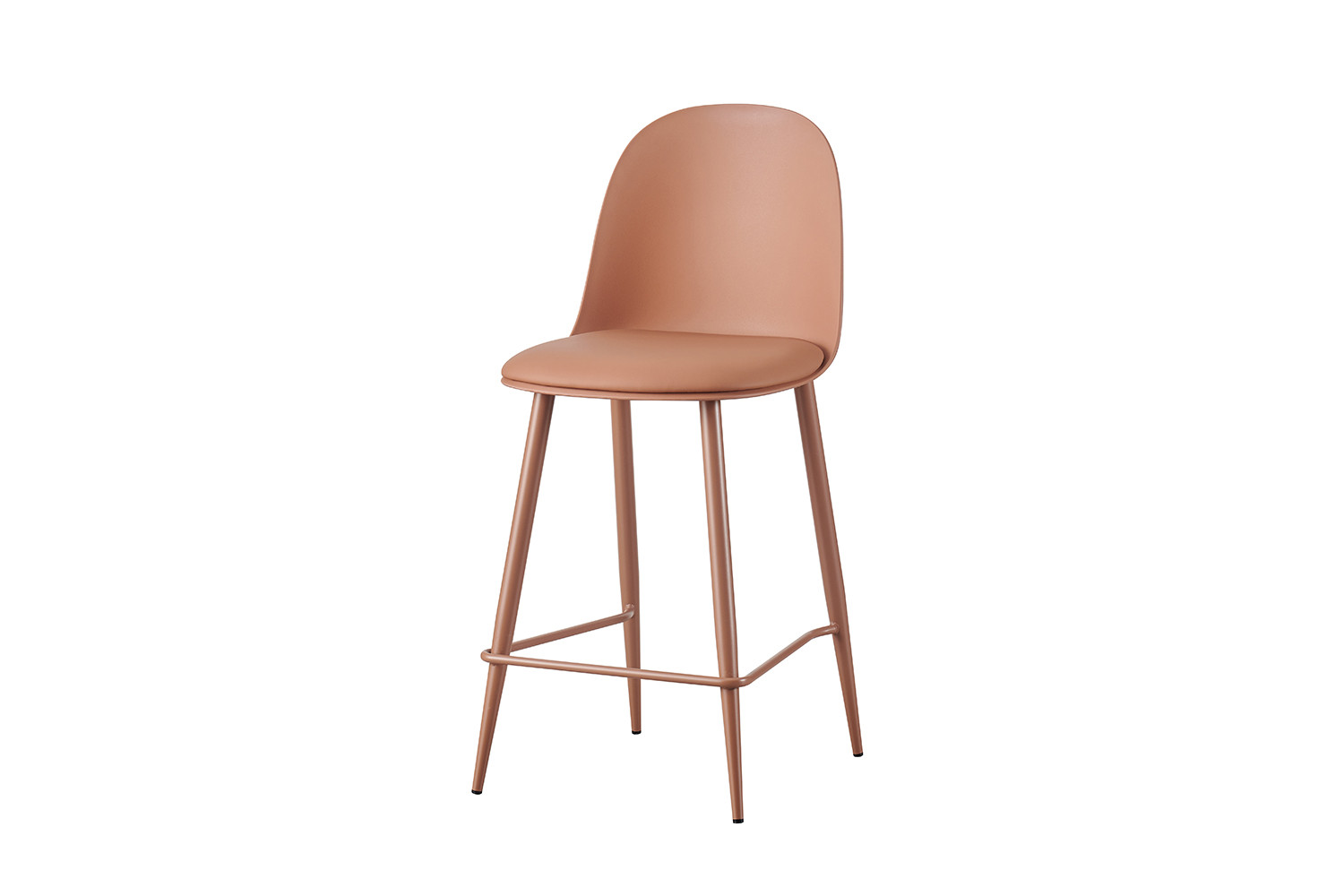 Image 5 for NEW - Counterstoel Jasmin Zitting PP kussen PU Terracotta