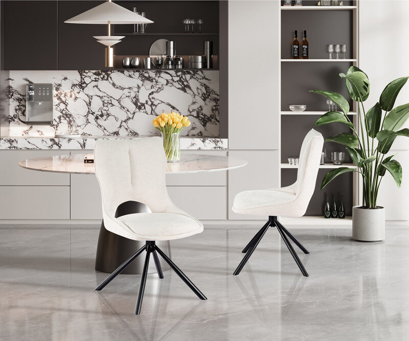 Image 3 for NEW - Stoel Mori Draaibaar tot 0 Stof Ote Share 101 Beige