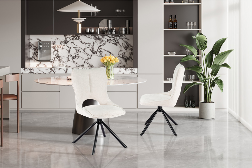 Image 3 for NEW - Stoel Mori Draaibaar tot 0 Stof Ote Share 101 Beige