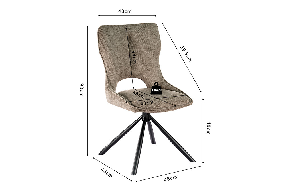 Image 11 for NEW - Stoel Mori Draaibaar tot 0 Stof Ote Share 400 Peper