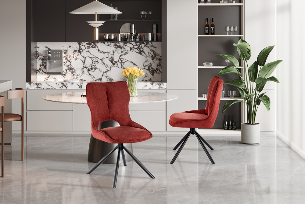 Image 3 for NEW - Stoel Mori Draaibaar tot 0 Stof Ote Share 230 Rood