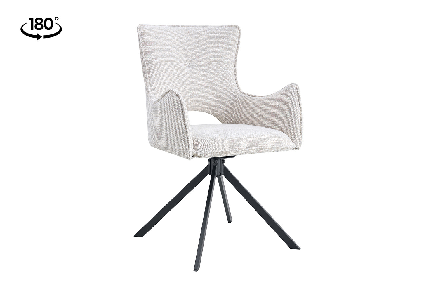 Image 5 for NEW - Stoel Billy Draaibaar tot 0 Stof Ote Harper 110 Ecru