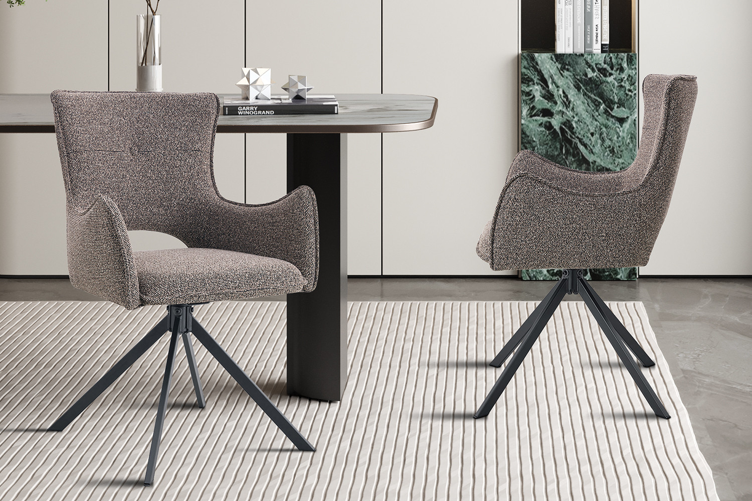 Image 1 for NEW - Stoel Billy Draaibaar tot 0 Stof Ote Harper 400 Zand