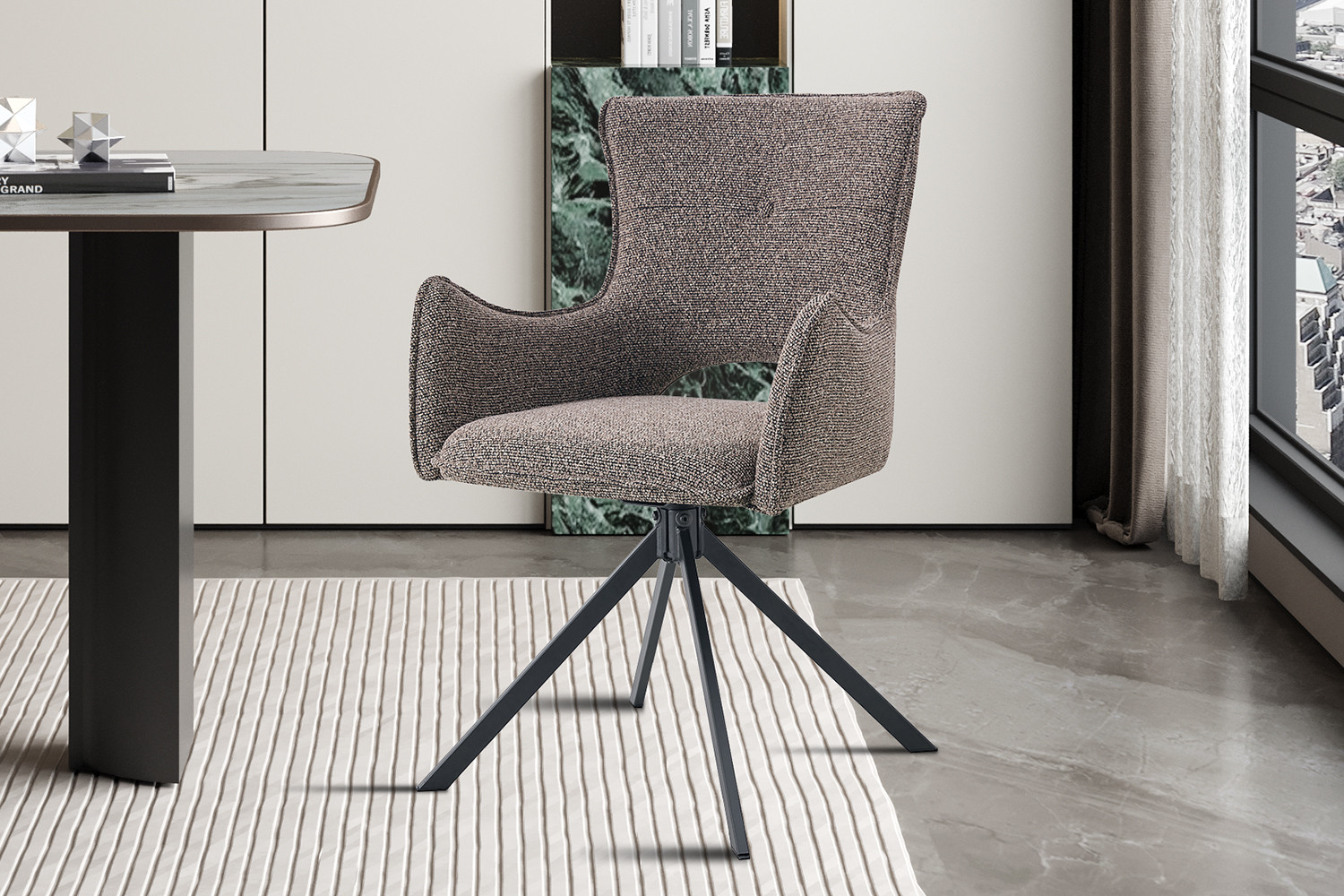 Image 2 for NEW - Stoel Billy Draaibaar tot 0 Stof Ote Harper 400 Zand