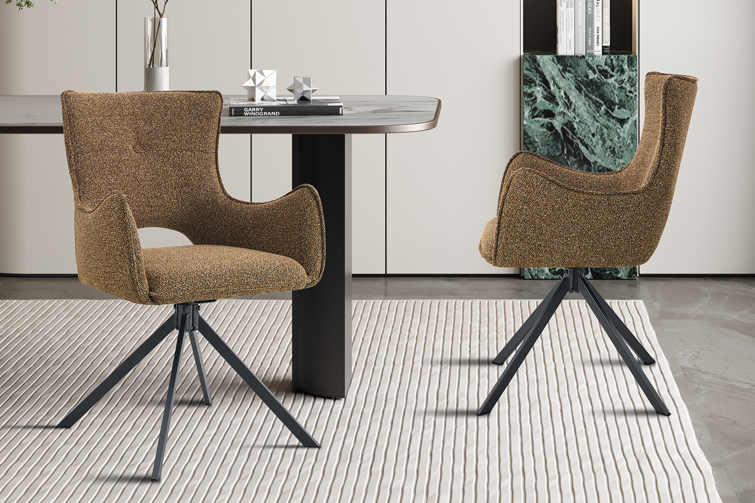 Image 1 for NEW - Stoel Billy Draaibaar tot 0 Stof Ote Harper 280 Roest