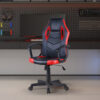 Image 1 for Gamingstoel Tiger PU Zwart/Rood/Grijs