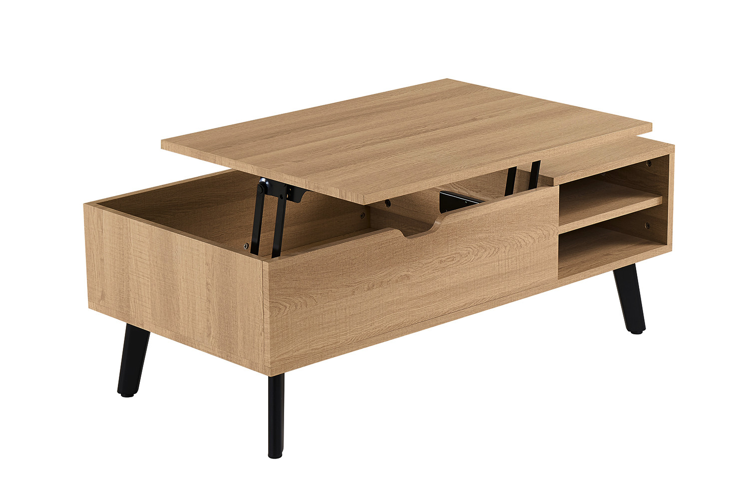 Image 9 for NEW - Salontafel Justine Opklapbare top Decor Eik Naturel