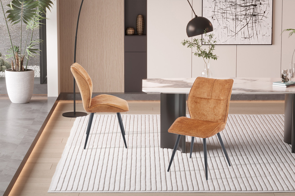 Image 3 for NEW - Stoel Faye Stof Davis Perfect Harmony 56 Goud