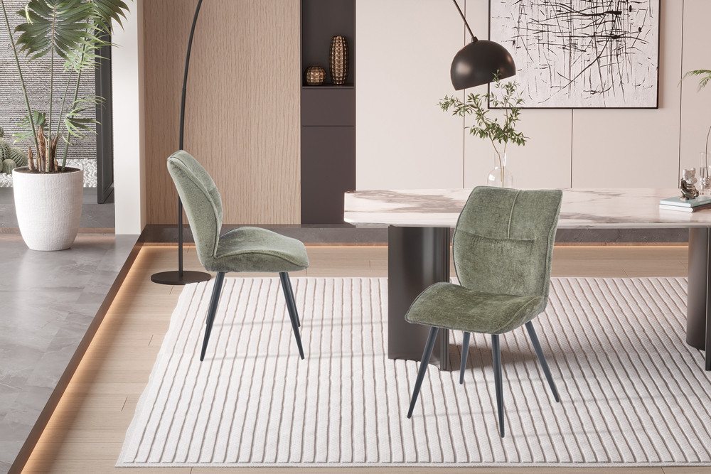 Image 3 for NEW - Stoel Faye Stof Davis Perfect Harmony 39 Groen