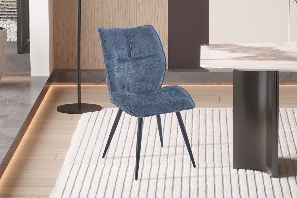 Image 2 for NEW - Stoel Faye Stof Davis Perfect Harmony 77 Blauw