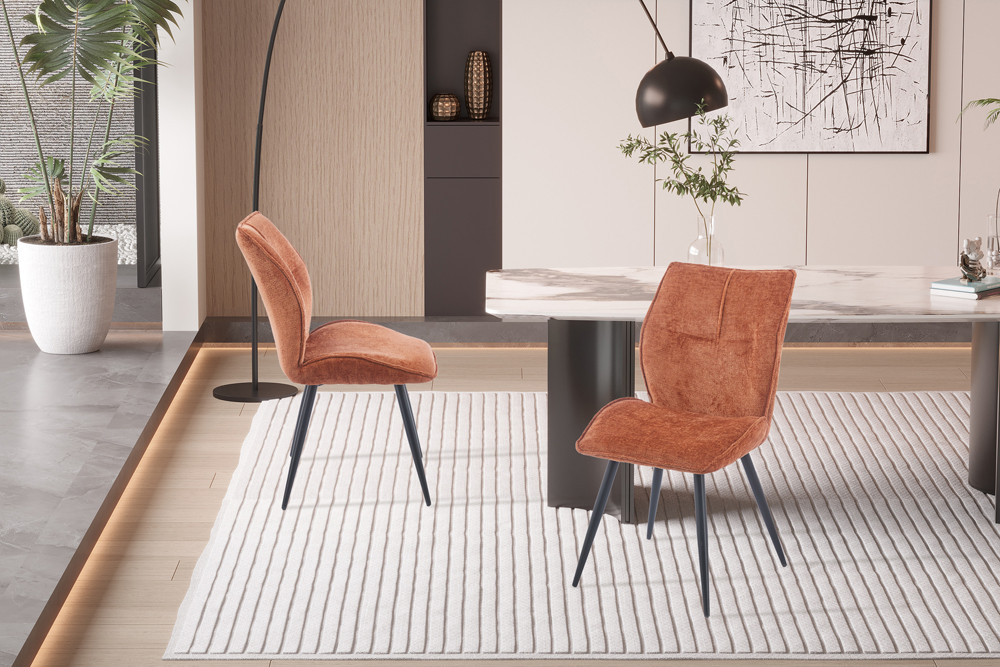 Image 3 for NEW - Stoel Faye Stof Davis Perfect Harmony 52 Roest