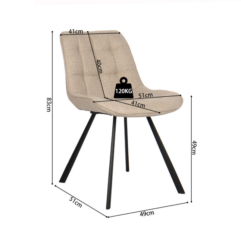 Image 8 for Stoel Ariba Stof Ote Montego 178 Beige/Lichtgrijs