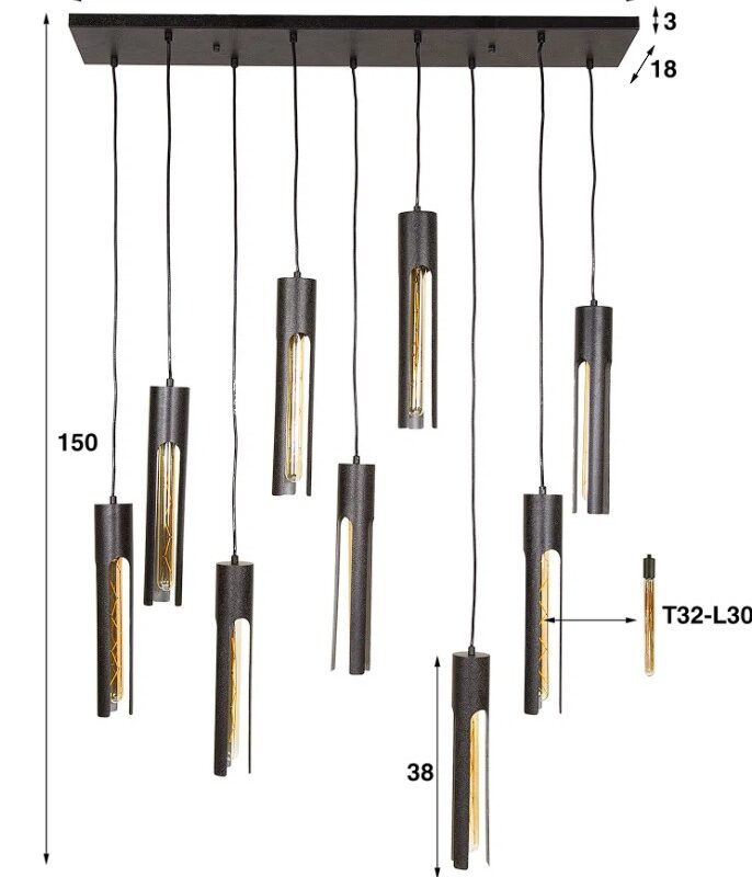 Alternative view of Hanglamp Tube