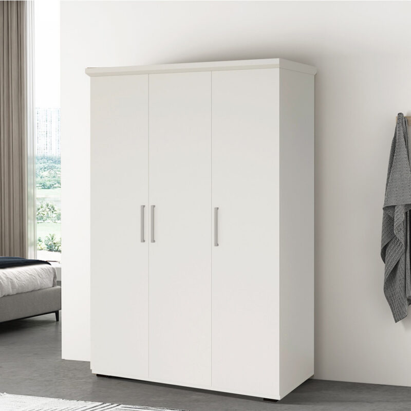 Image 1 for NEW - Kledingkast Mike 3 deuren Wit