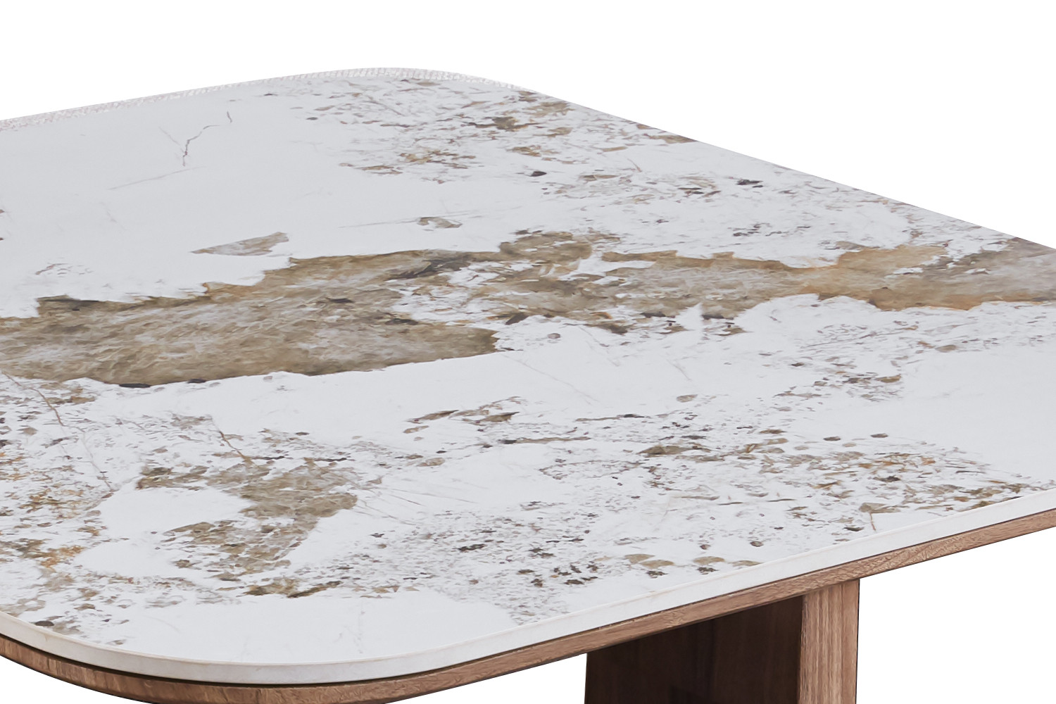 Image 4 for NEW - Salontafel Evora met 4 poefs stof Glanzend Steen Pandora