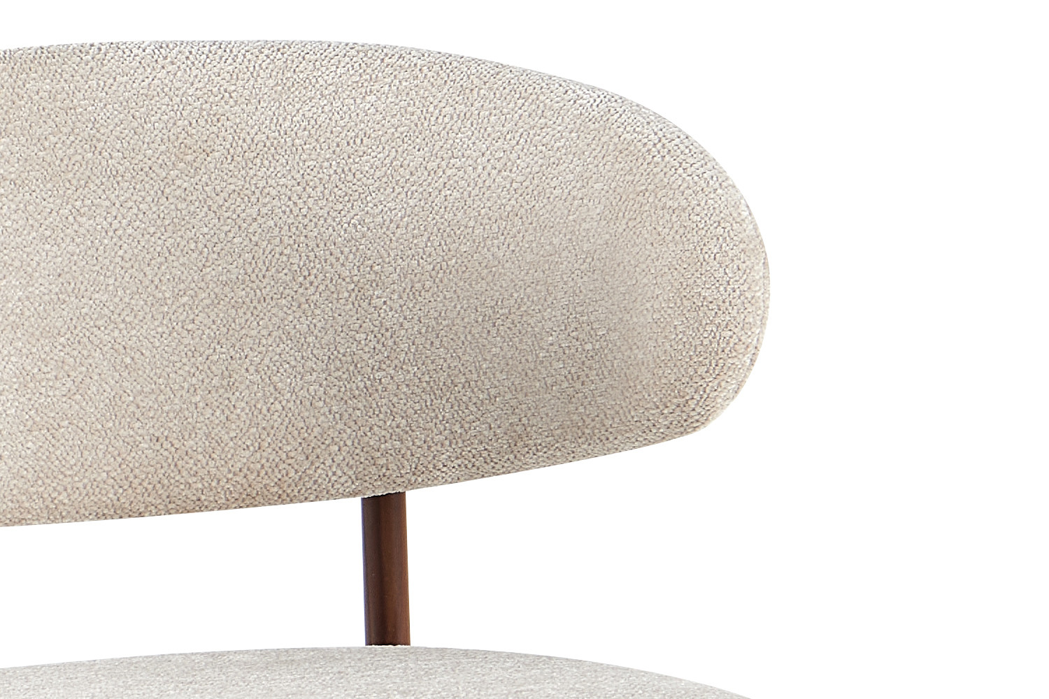 Image 10 for NEW - Counterstoel Coco Walnoot - Stof Raven 24 Beige