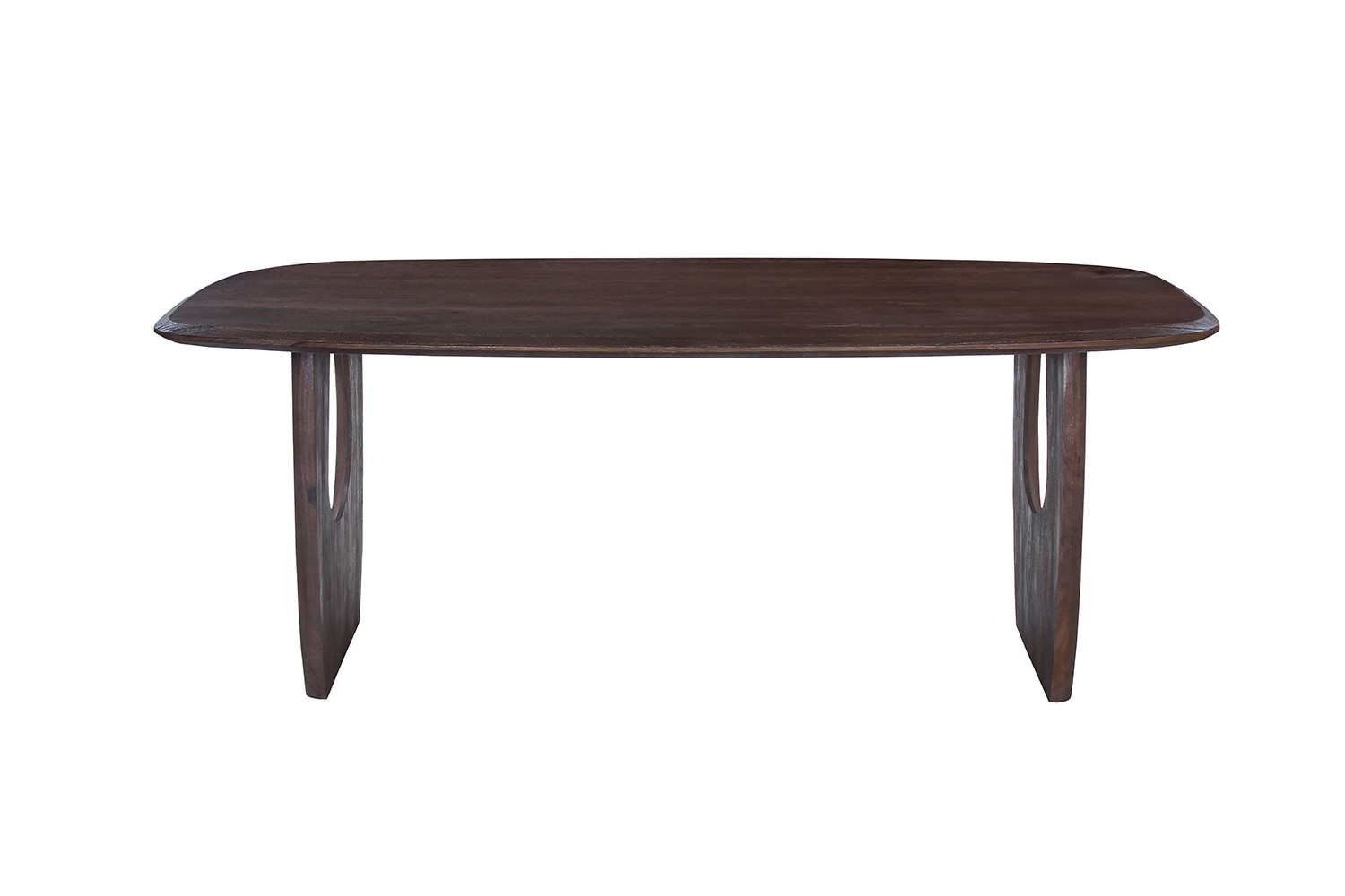 Image 4 for NEW - Tafel Braga Deens Ovaal Mango hout Donkerbruin