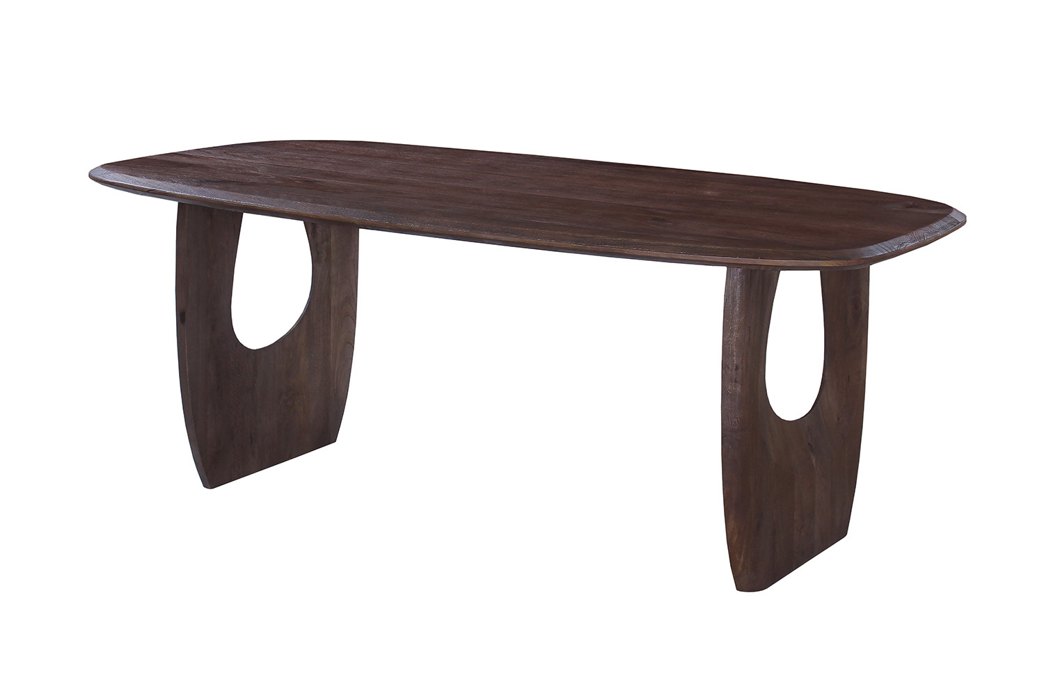 Image 6 for NEW - Tafel Braga Deens Ovaal Mango hout Donkerbruin